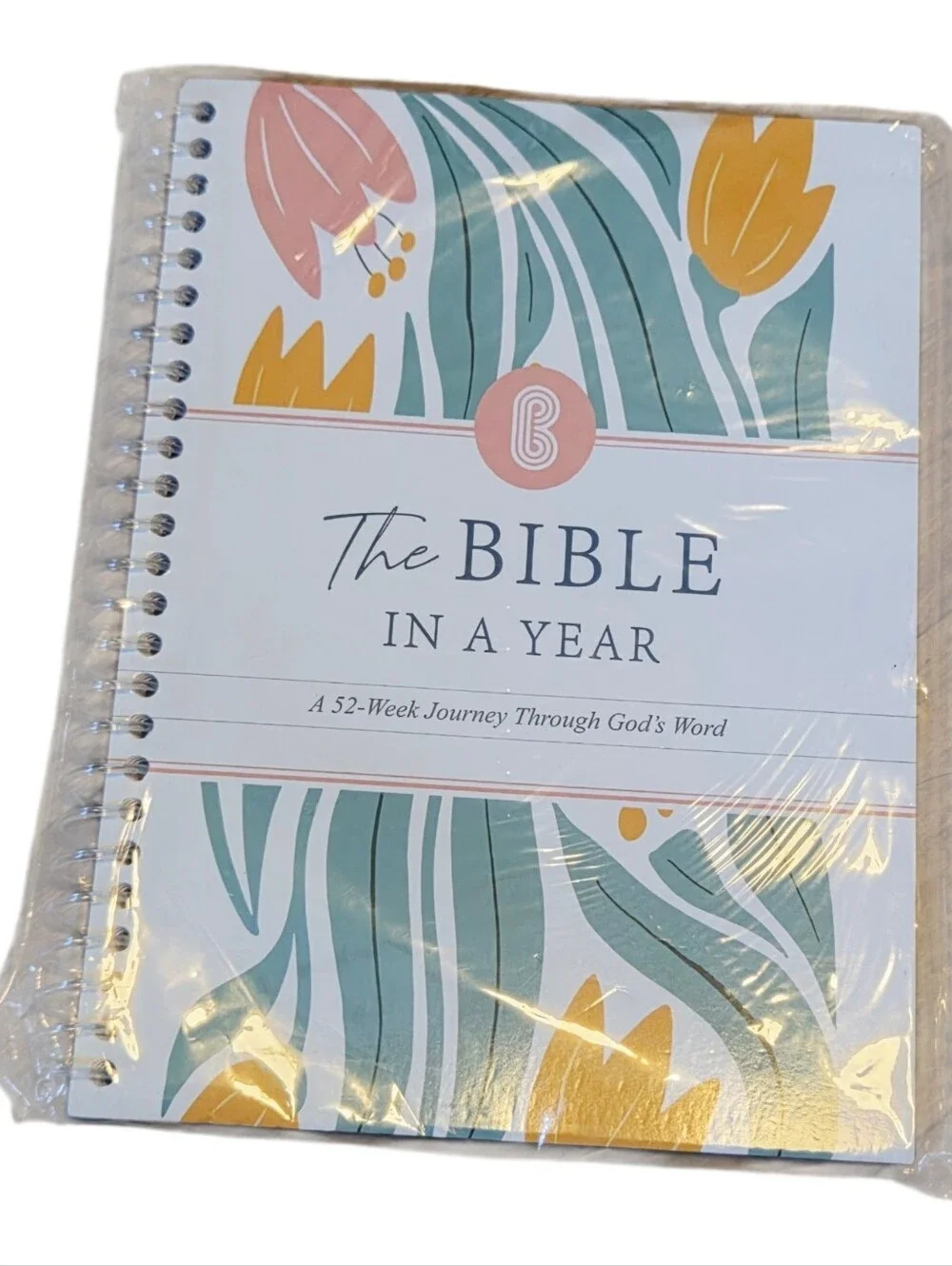 The Bible In A Year Spiral Journal -study Guide Planner